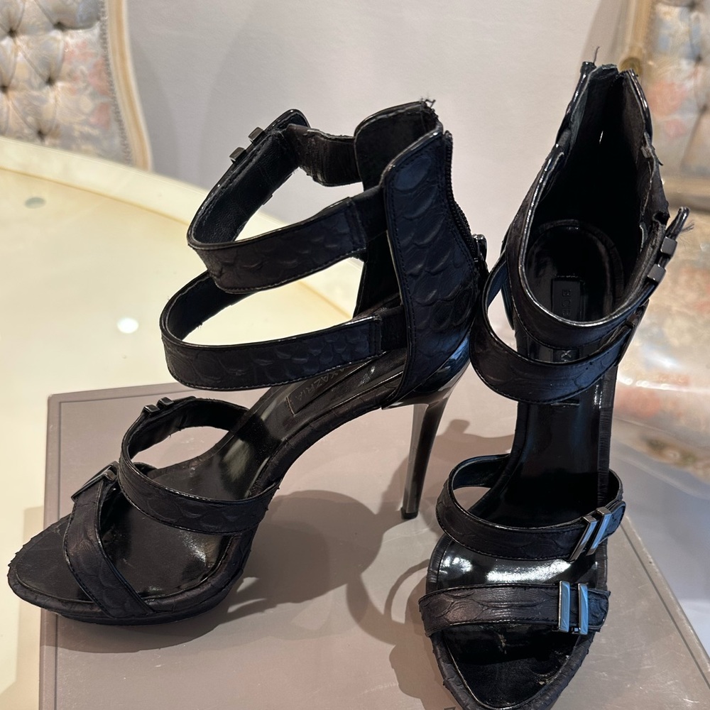 Bcbg Glazed Python Heels - image 1